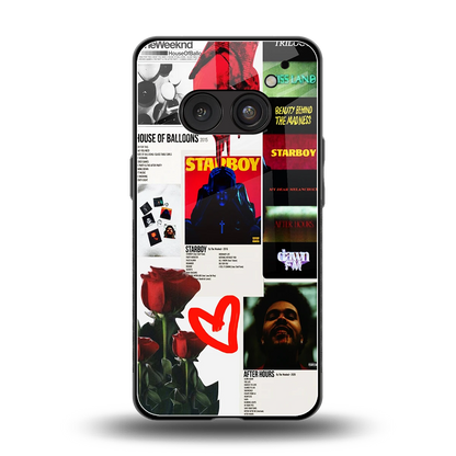 Starboy Collage back phone cover | glass case for nothing phone 2a
