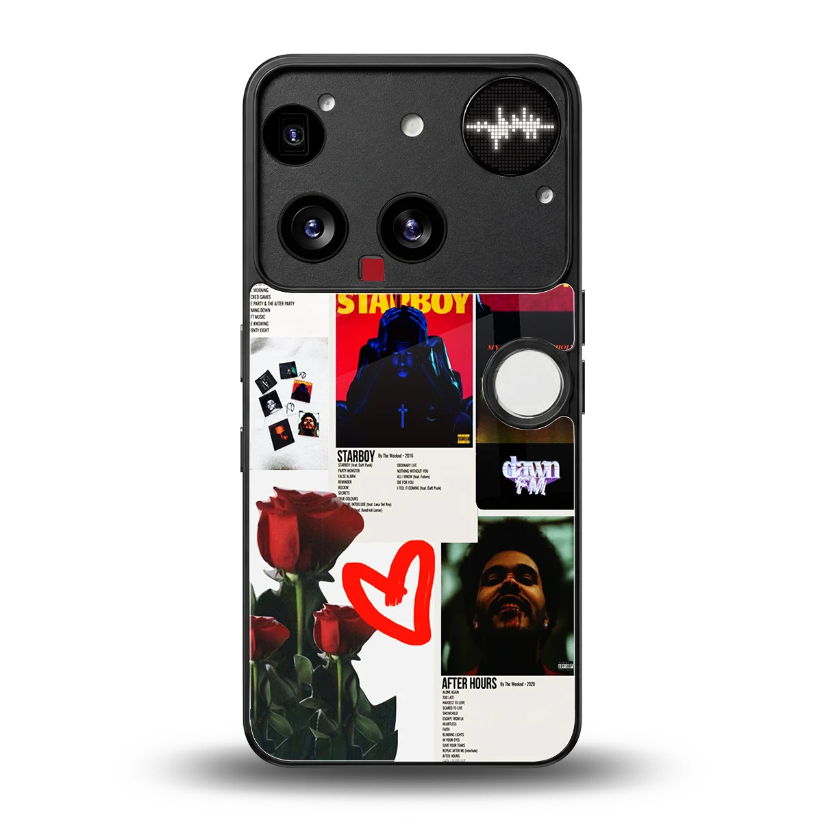 Starboy Collage back phone cover | glass case for nothing phone 3