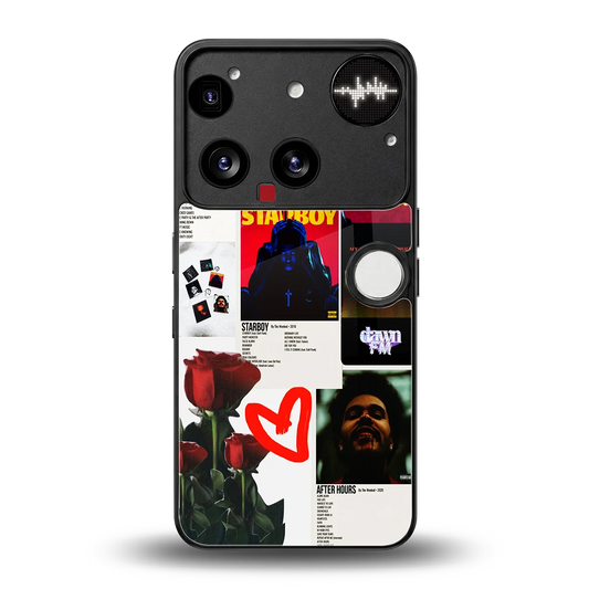 Starboy Collage back phone cover | glass case for nothing phone 3