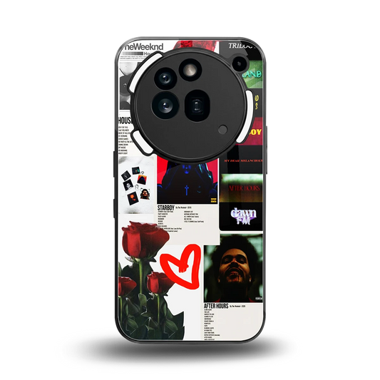 Starboy Collage back phone cover | glass case for nothing phone 3a pro