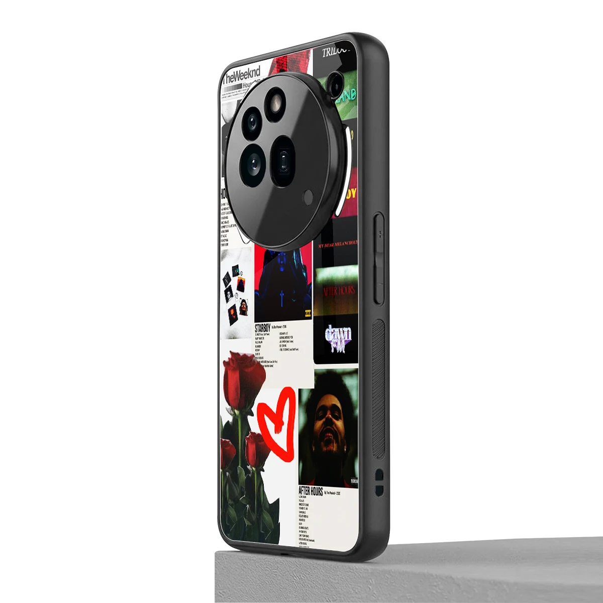 Starboy Collage nothing phone 3a pro mobile cover | shockproof glass phone case
