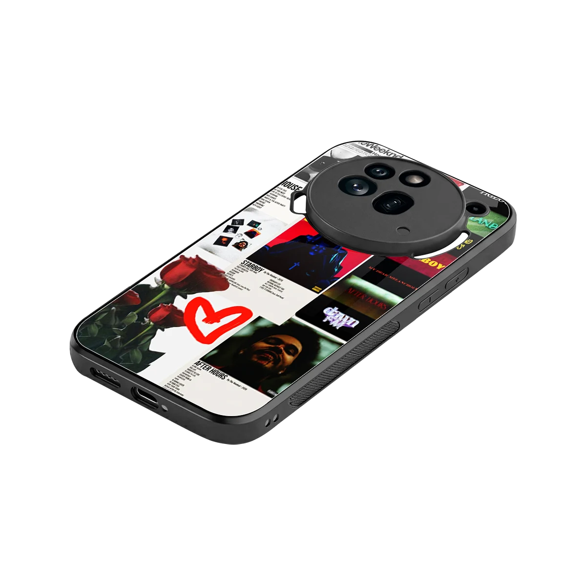 Starboy Collage stylish phone case for nothing phone 3a pro | glossy glass and slim fit