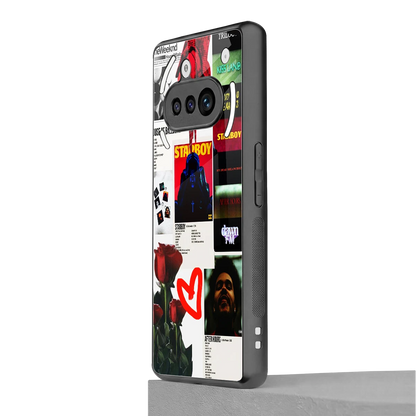 Starboy Collage nothing phone 3a mobile cover | shockproof glass phone case