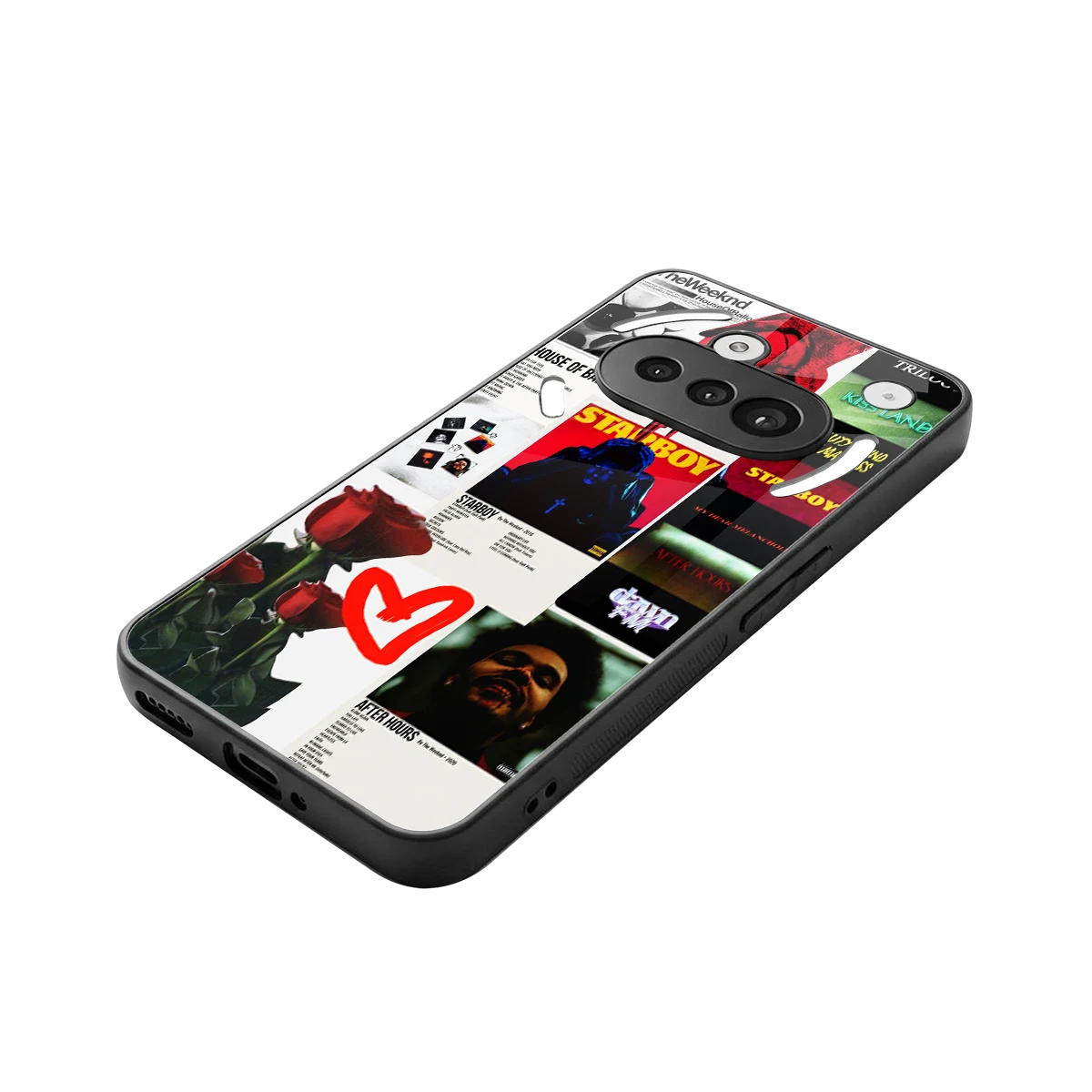 Starboy Collage stylish phone case for nothing phone 3a | glossy glass and slim fit