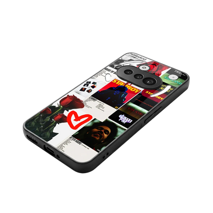 Starboy Collage stylish phone case for nothing phone 3a | glossy glass and slim fit