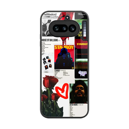 Starboy Collage back phone cover | glass case for nothing phone 4a