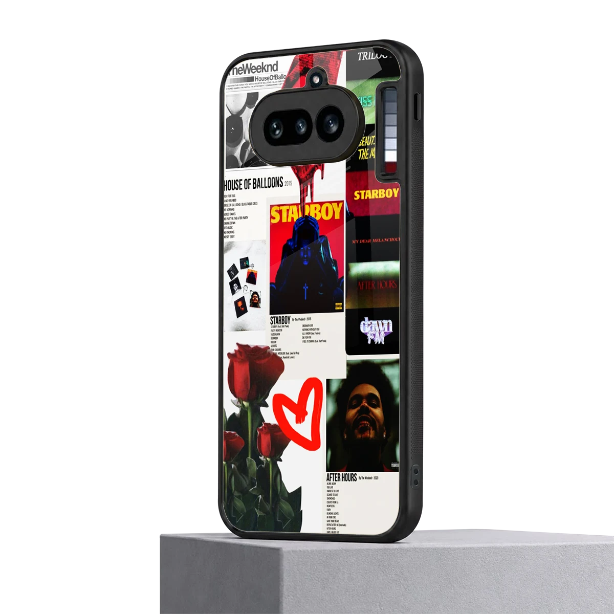 Starboy Collage nothing phone 4a mobile cover | shockproof glass phone case