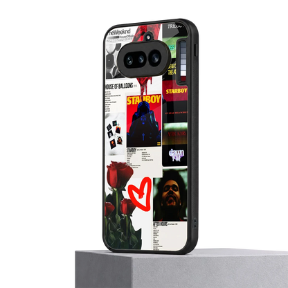 Starboy Collage nothing phone 4a mobile cover | shockproof glass phone case