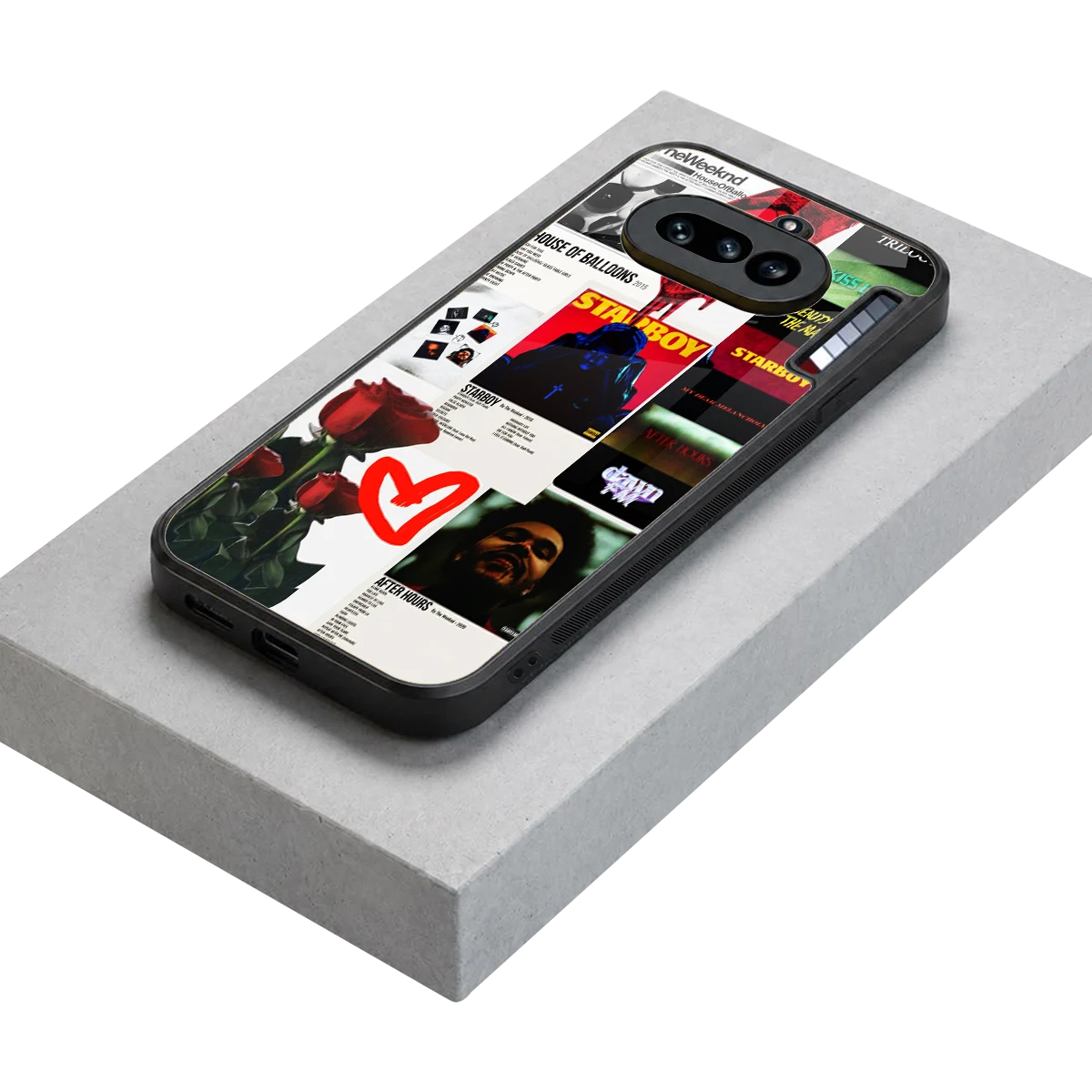 Starboy Collage stylish phone case for nothing phone 4a | glossy glass and slim fit
