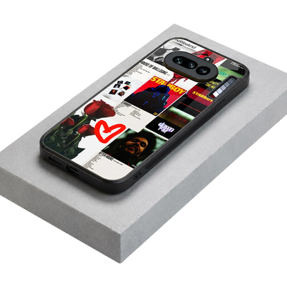 Starboy Collage stylish phone case for nothing phone 4a | glossy glass and slim fit