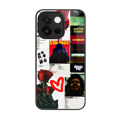 Starboy Collage back phone cover | glass case for oneplus 13s