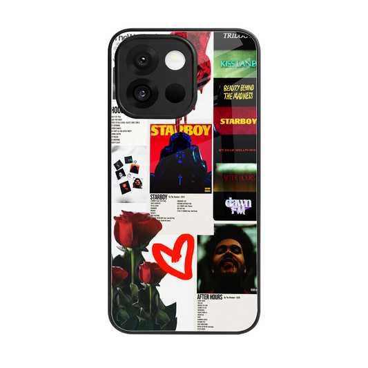 Starboy Collage back phone cover | glass case for oneplus 13s