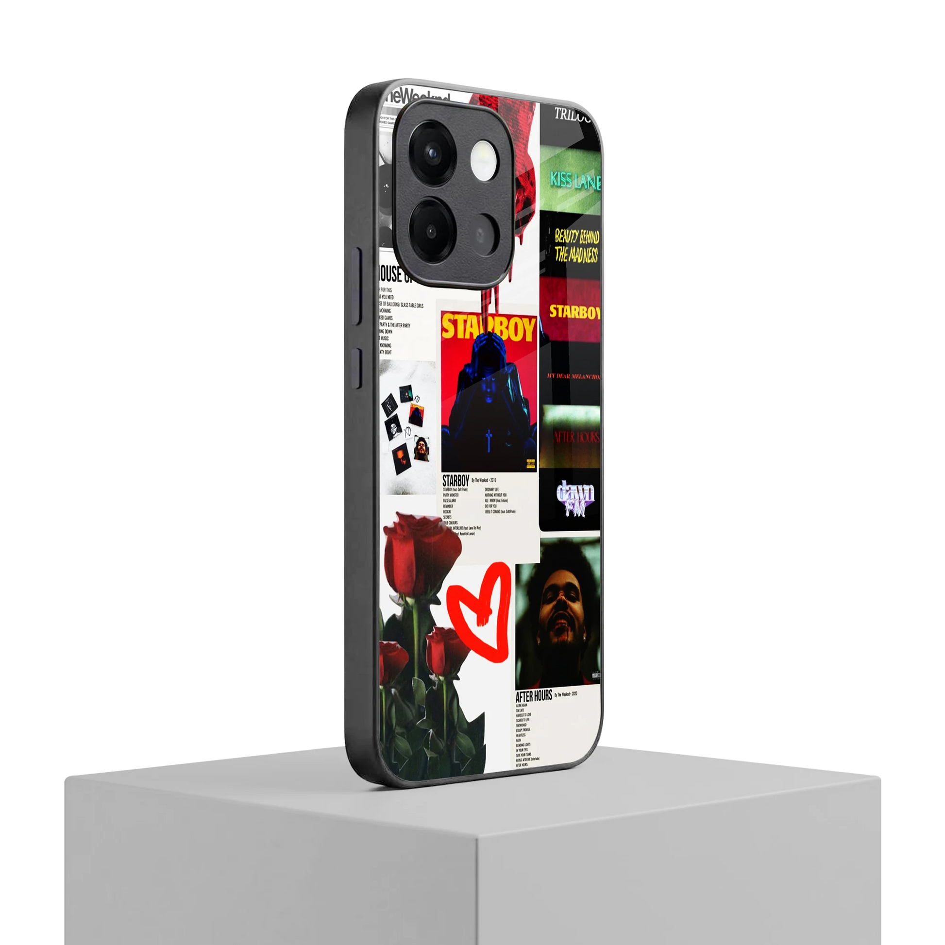 Starboy Collage oneplus 13s mobile cover | shockproof glass phone case