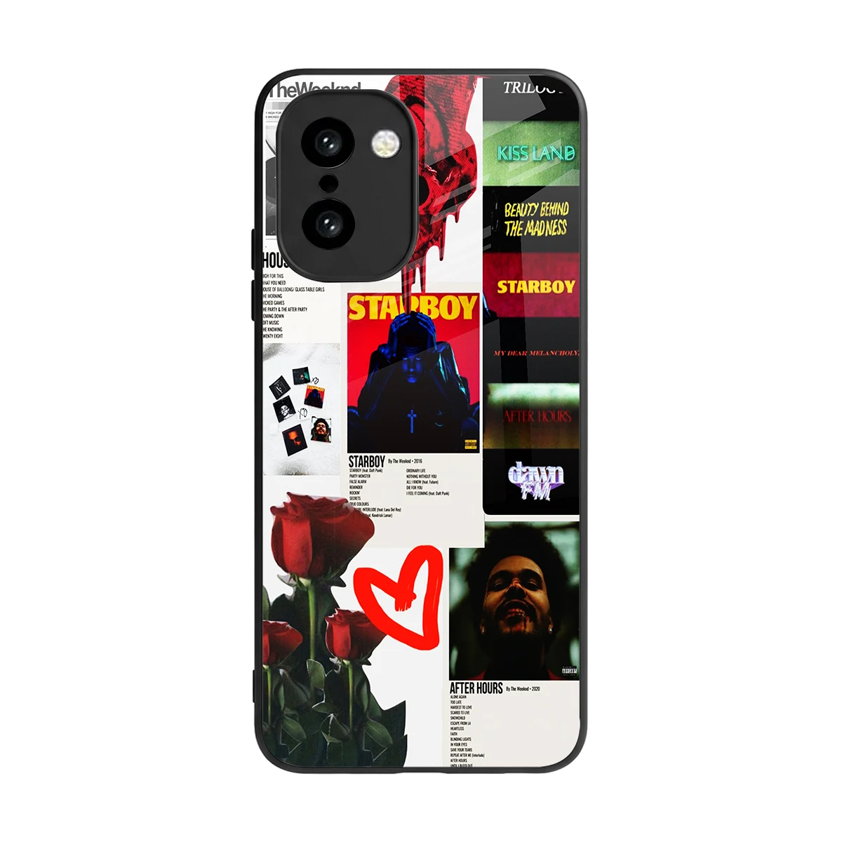 Starboy Collage back phone cover | glass case for oneplus 15r