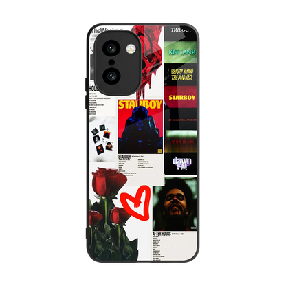 Starboy Collage back phone cover | glass case for oneplus 15r