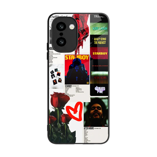 Starboy Collage back phone cover | glass case for oneplus 15r