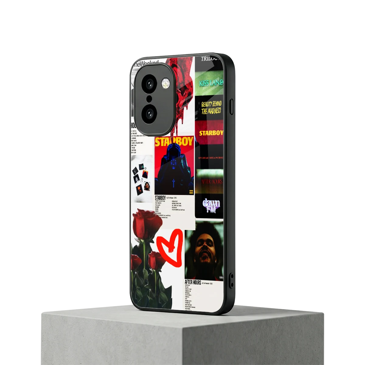 Starboy Collage oneplus 15r mobile cover | shockproof glass phone case
