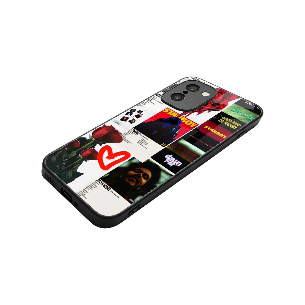 Starboy Collage stylish phone case for oneplus 15r | glossy glass and slim fit