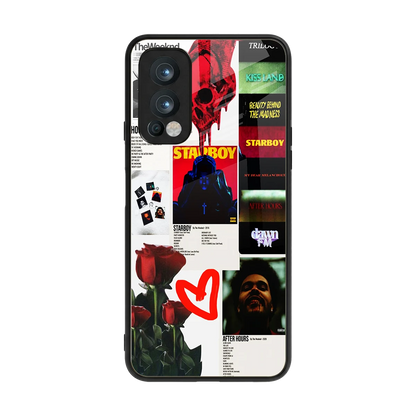 Starboy Collage back phone cover | glass case for oneplus nord 2