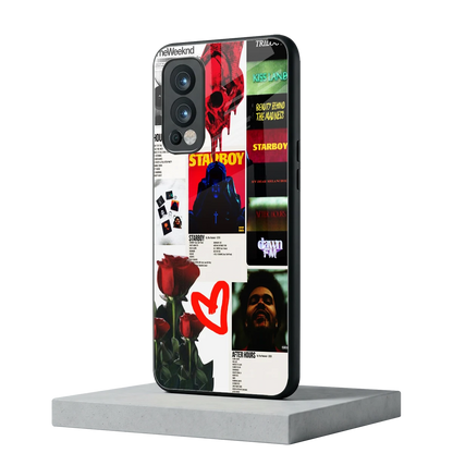 Starboy Collage oneplus nord 2 mobile cover | shockproof glass phone case