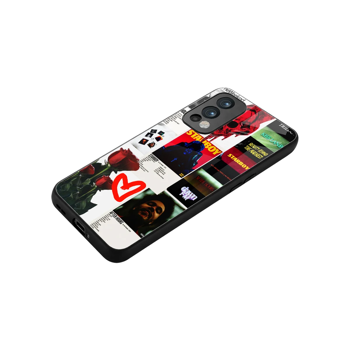 Starboy Collage stylish phone case for oneplus nord 2 | glossy glass and slim fit