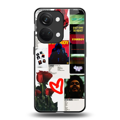 Starboy Collage back phone cover | glass case for oneplus nord 3