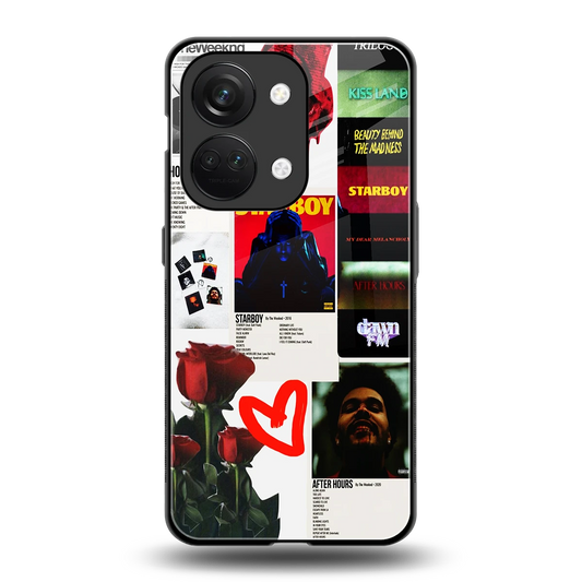 Starboy Collage back phone cover | glass case for oneplus nord 3
