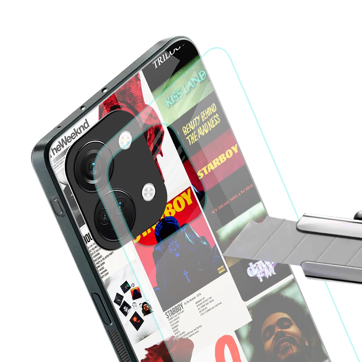 Starboy Collage stylish phone case for oneplus nord 3 | glossy glass and slim fit