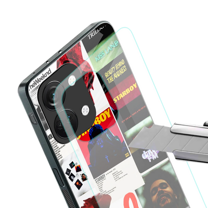 Starboy Collage stylish phone case for oneplus nord 3 | glossy glass and slim fit