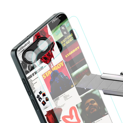 Starboy Collage stylish phone case for oneplus nord 4 | glossy glass and slim fit