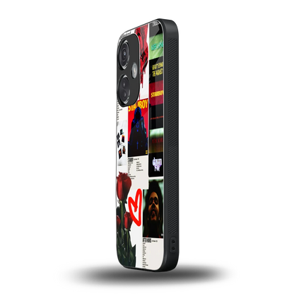 Starboy Collage oneplus nord ce 3 mobile cover | shockproof glass phone case