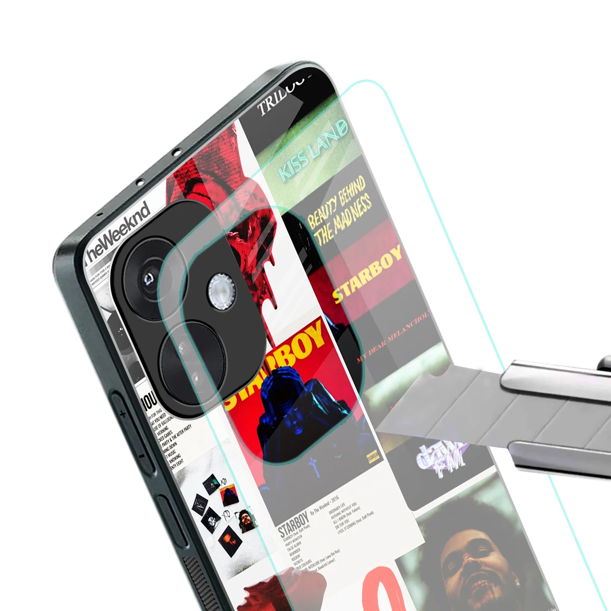 Starboy Collage stylish phone case for oneplus nord ce 3 | glossy glass and slim fit