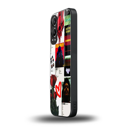 Starboy Collage oneplus nord ce 4 lite mobile cover | shockproof glass phone case