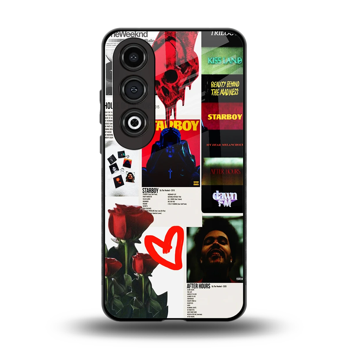 Starboy Collage back phone cover | glass case for oneplus nord ce 4