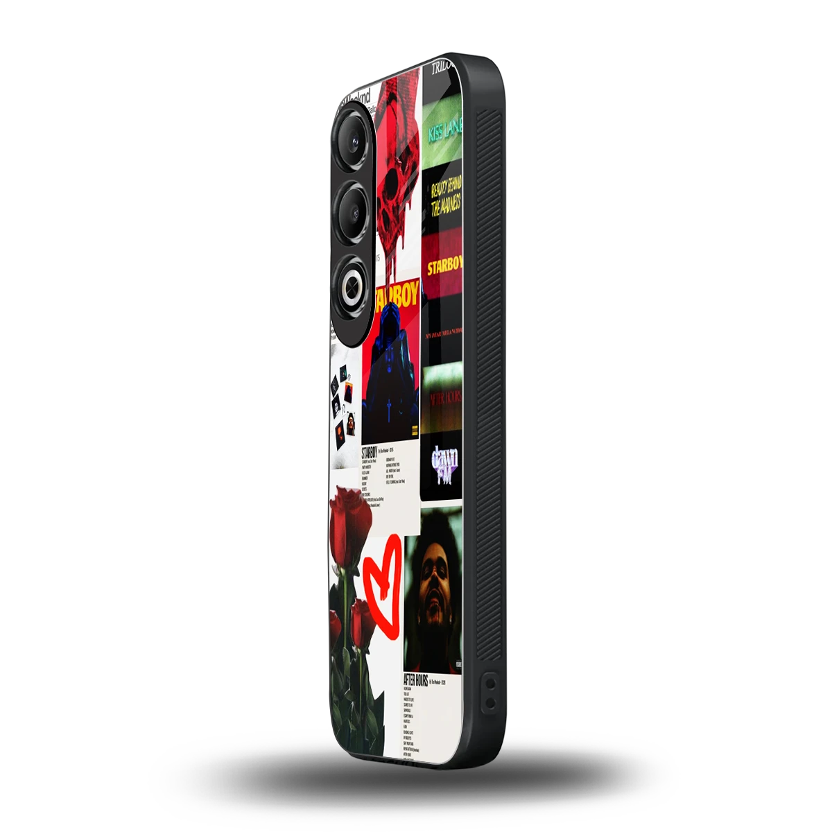 Starboy Collage oneplus nord ce 4 mobile cover | shockproof glass phone case