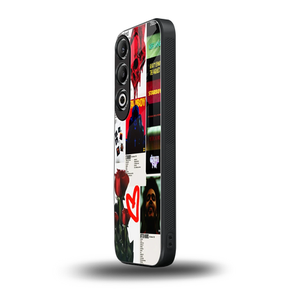 Starboy Collage oneplus nord ce 4 mobile cover | shockproof glass phone case