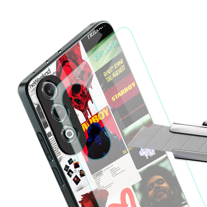 Starboy Collage stylish phone case for oneplus nord ce 4 | glossy glass and slim fit