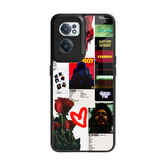 Starboy Collage back phone cover | glass case for oneplus nord ce 2