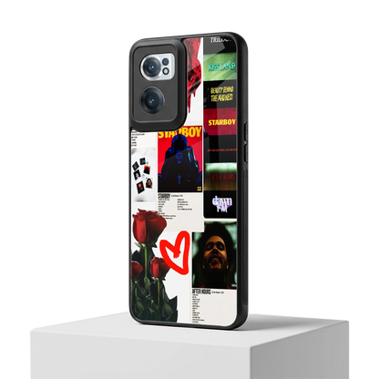 Starboy Collage oneplus nord ce 2 mobile cover | shockproof glass phone case
