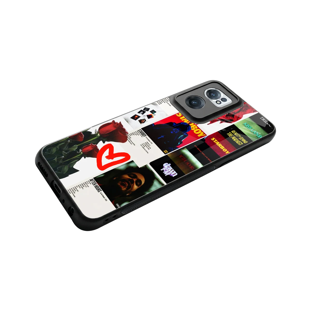 Starboy Collage stylish phone case for oneplus nord ce 2 | glossy glass and slim fit