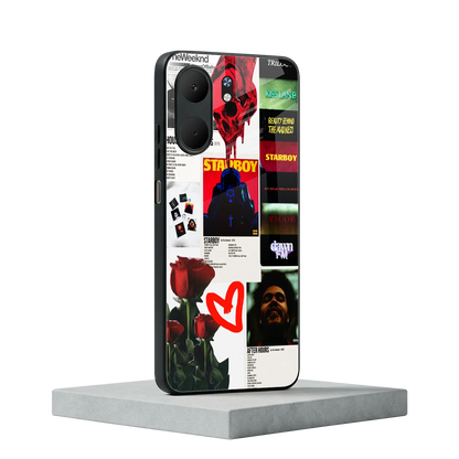 Starboy Collage oppo a5x 5g mobile cover | shockproof glass phone case