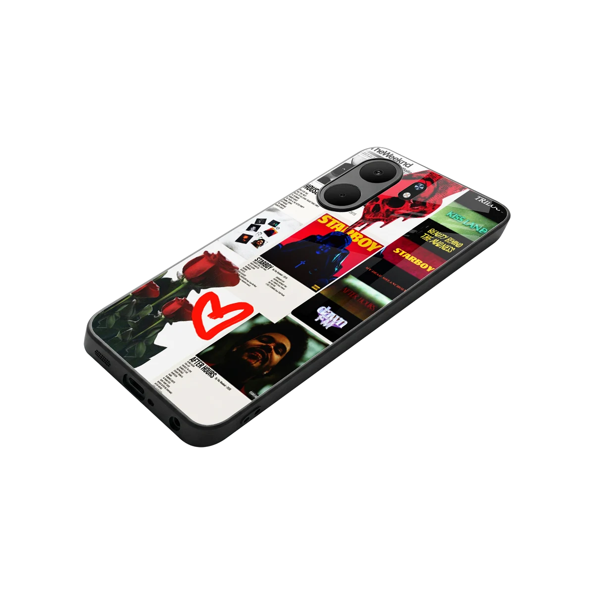 Starboy Collage stylish phone case for oppo a5x 5g | glossy glass and slim fit