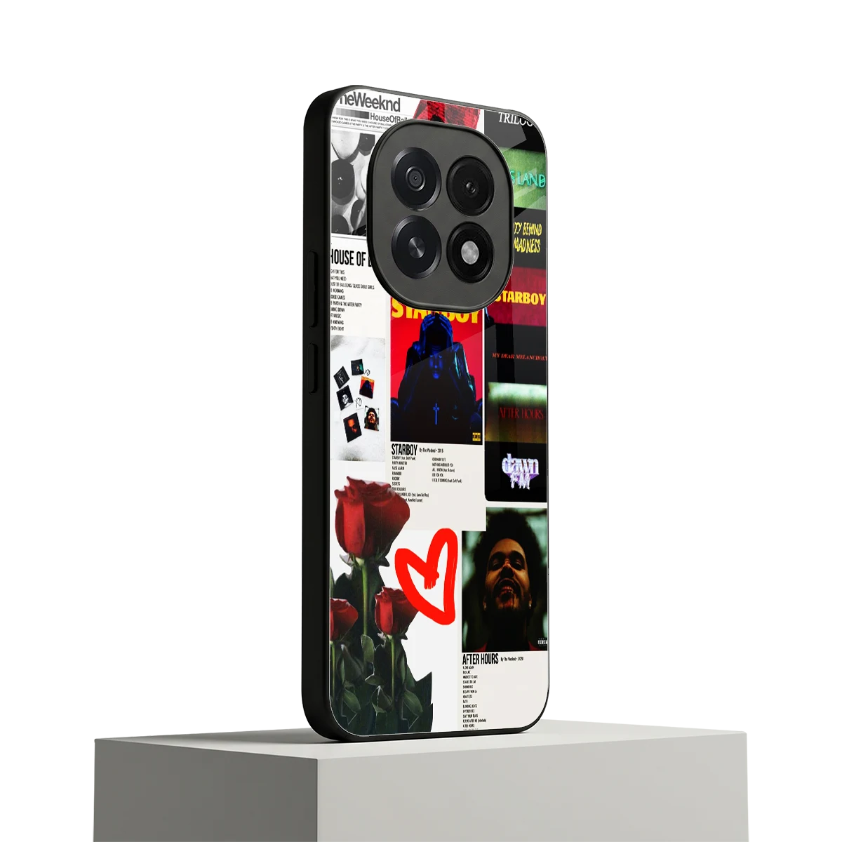 Starboy Collage oppo f29 5g mobile cover | shockproof glass phone case