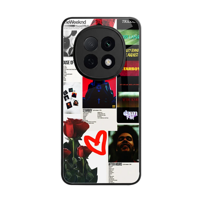 Starboy Collage back phone cover | glass case for oppo f29 pro 5g