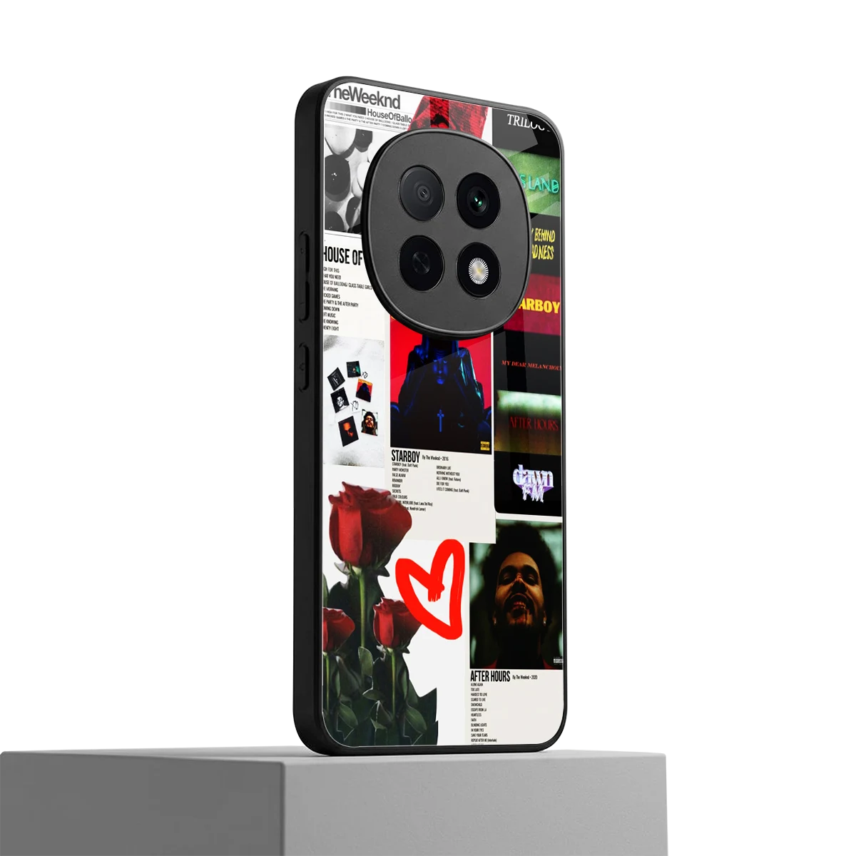 Starboy Collage oppo f29 pro 5g mobile cover | shockproof glass phone case