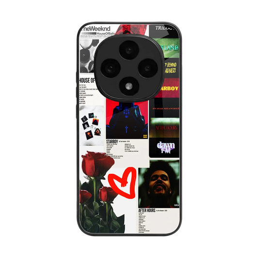 Starboy Collage back phone cover | glass case for oppo f31 pro 5g