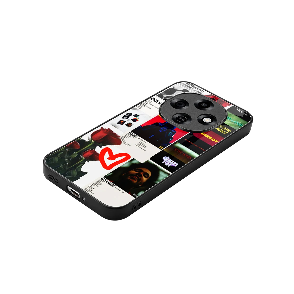Starboy Collage stylish phone case for oppo f31 pro 5g | glossy glass and slim fit