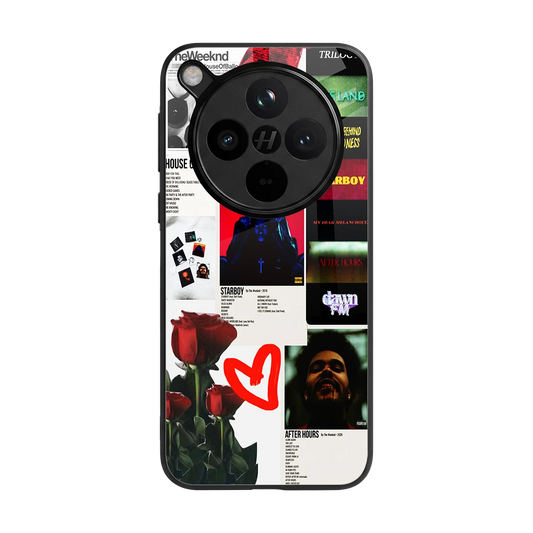Starboy Collage back phone cover | glass case for oppo find x8