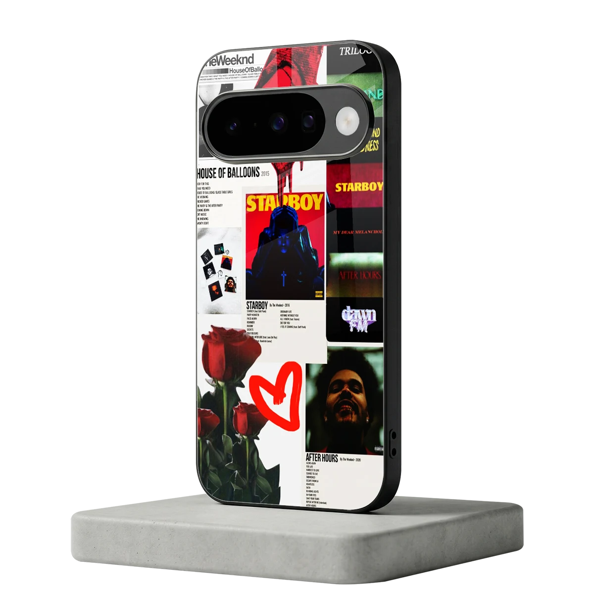 Starboy Collage google pixel 10 mobile cover | shockproof glass phone case