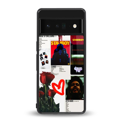 Starboy Collage back phone cover | glass case for google pixel 6 pro